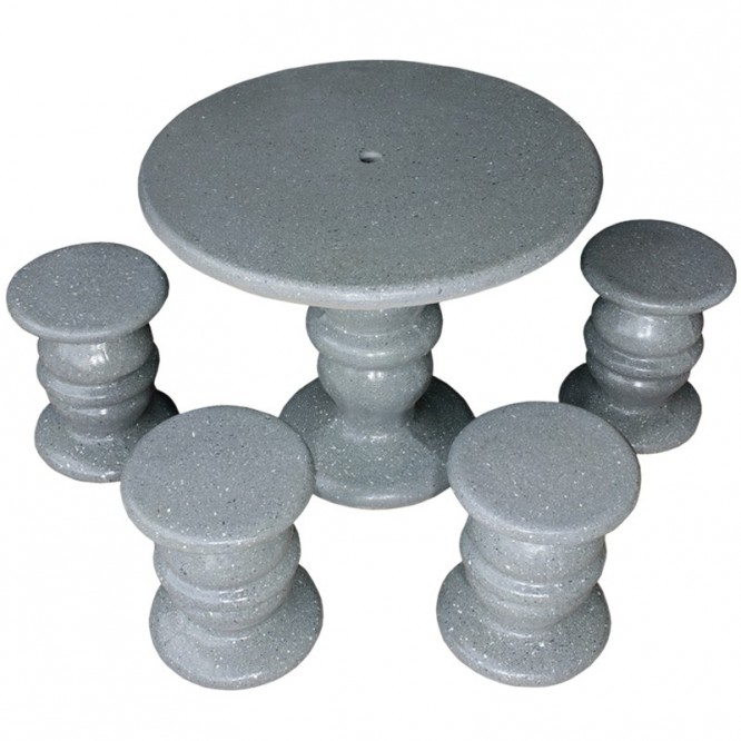 Mesa Colonial Granitada c/ Furo